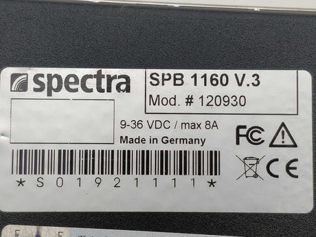 Spectra SPB 1160 9-36VDC 8A 120930 PC