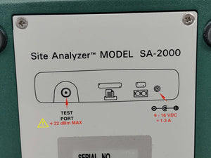 Bird SA-2000 Site Analyzer 806 - 2000 MHz