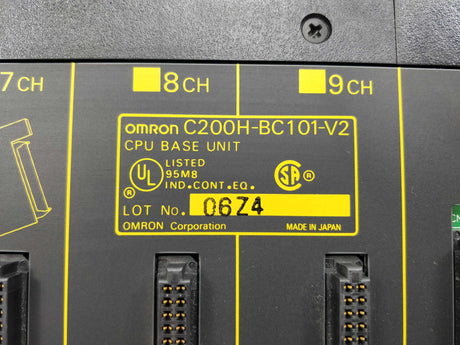 OMRON C200H-BC101-V2 CPU Base Unit