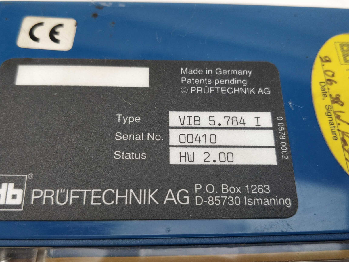 db Pruftechnik VIB 5.784 I VIBREX Machine protection system