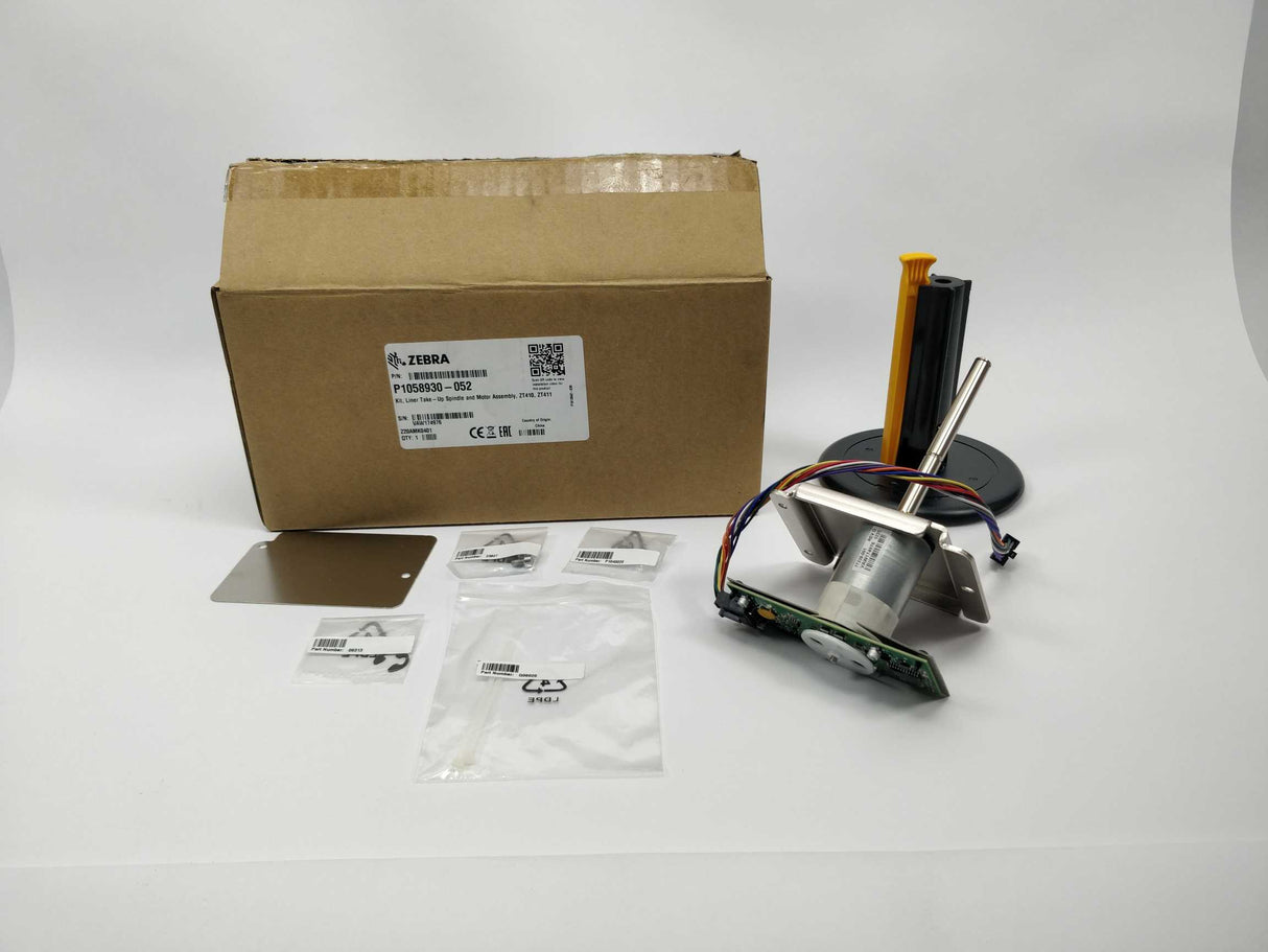 Zebra P1058930-052 Kit, Liner Take-Up Spindle and Motor Assembly