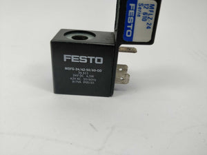Festo 34411 Selenoid coil with MFLZ-24 indicating insert