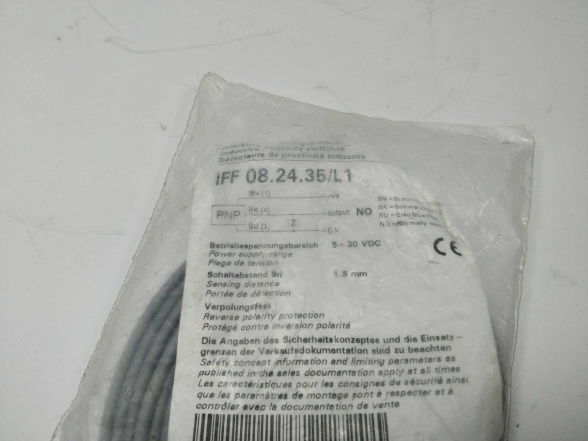BAUMER ELECTRIC IFF08.24.35/L1 Inductive Proximity Switch