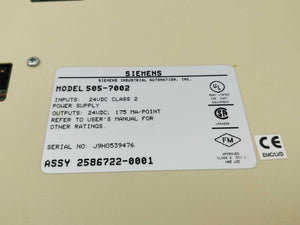 Siemens 505-7002 High Speed Counter/Encoder