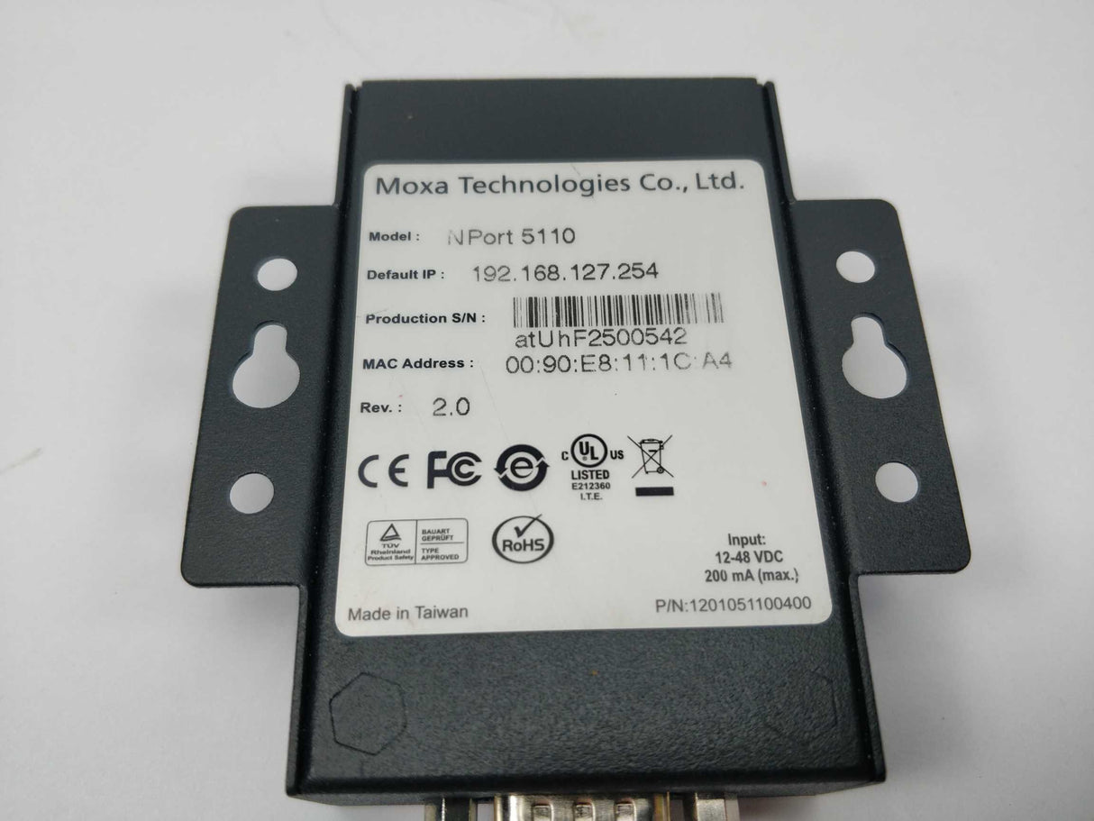 Moxa NPort 5110 Serial device server  NPort 5110 Serial device server. 1201051100400