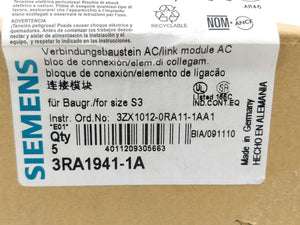 Siemens 3RA1941-1A Link module 5pcs