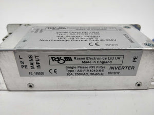RASMI ELECTRONICS LTD AX-FIM1010-RE Single Phase RFI Filter