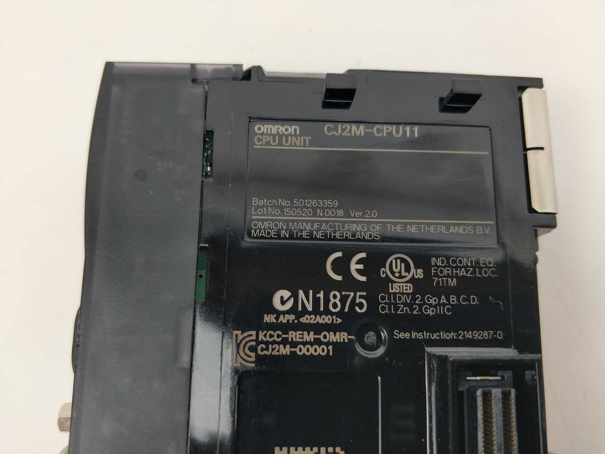 OMRON CJ2M-CPU11 CPU UNIT