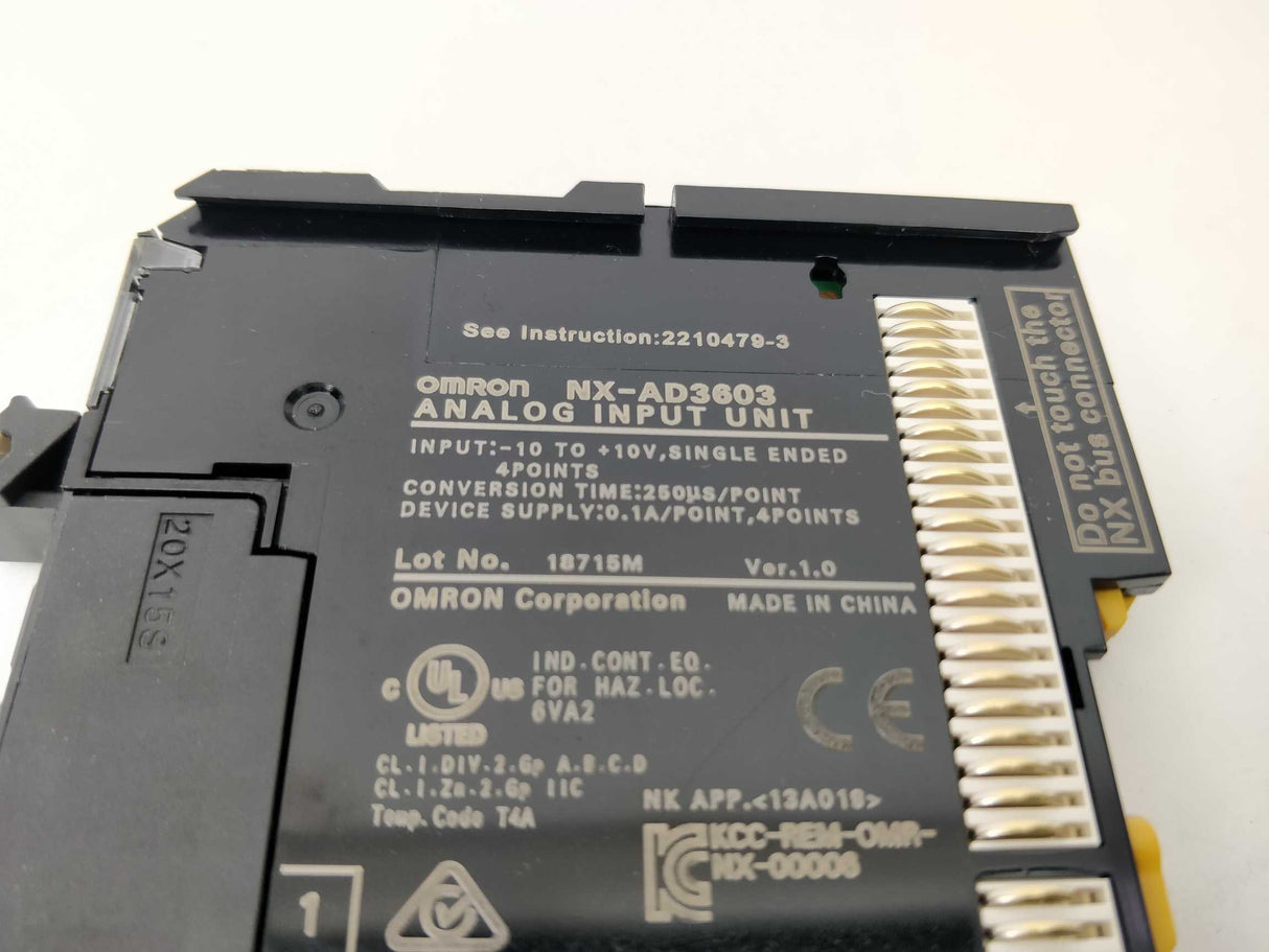 OMRON NX-AD3603 Analog Input Unit