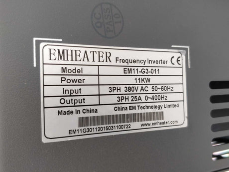Emheater EM11-G3-011 Frequency Inverter 0-400Hz