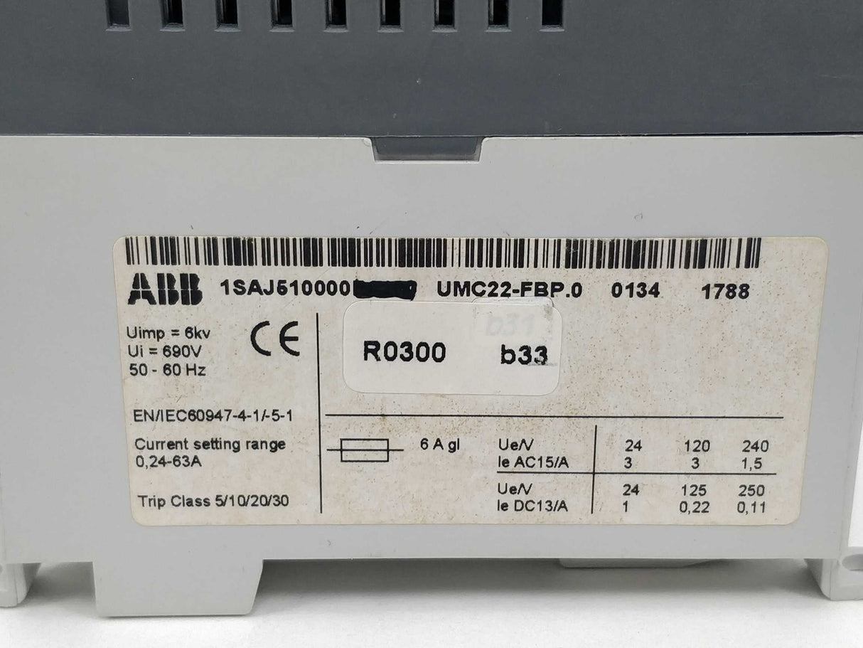 ABB 1SAJ510000R0300 UMC22-FBP.0