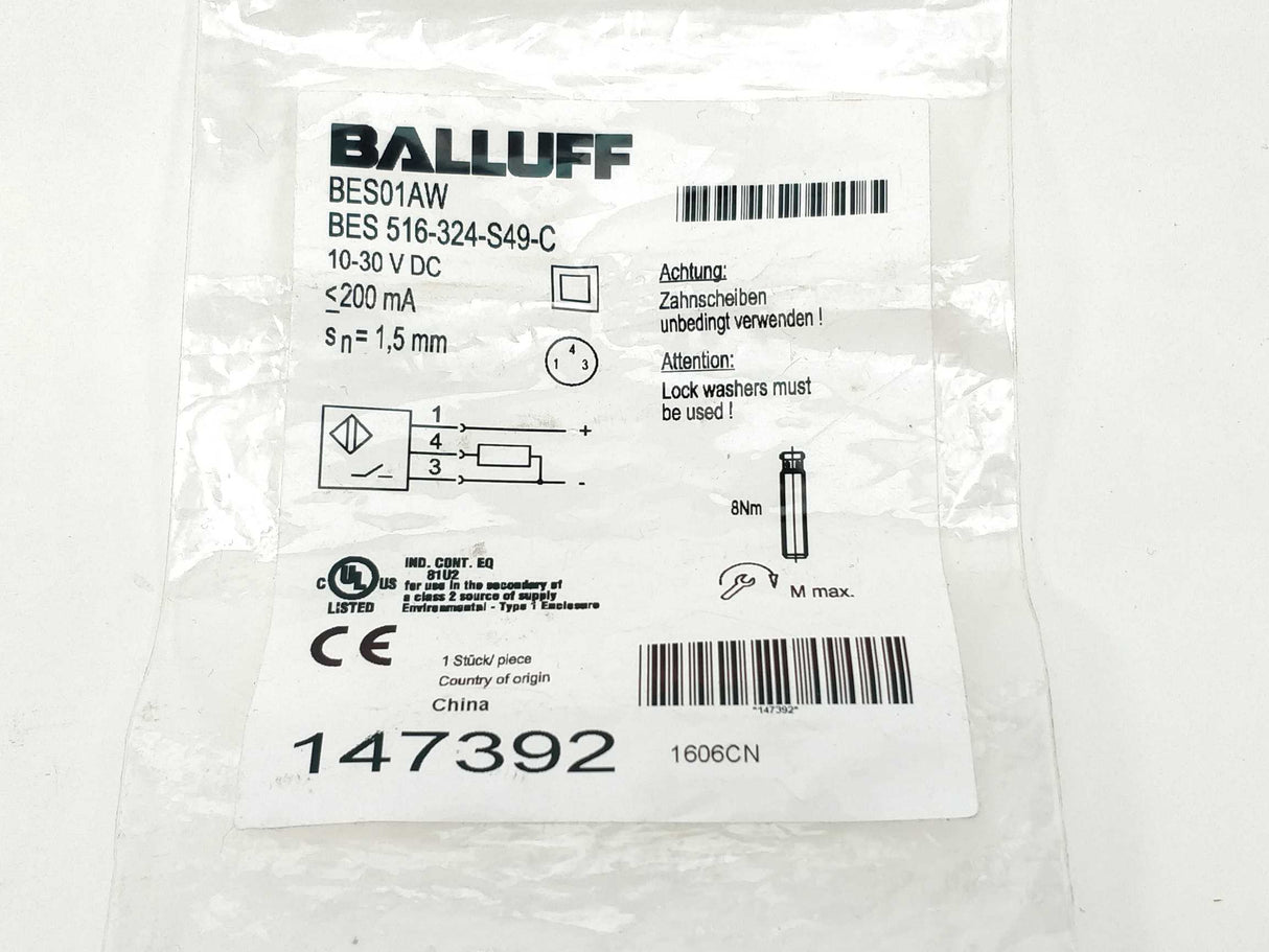 BALLUFF BES01AW BES516-324-S49-C