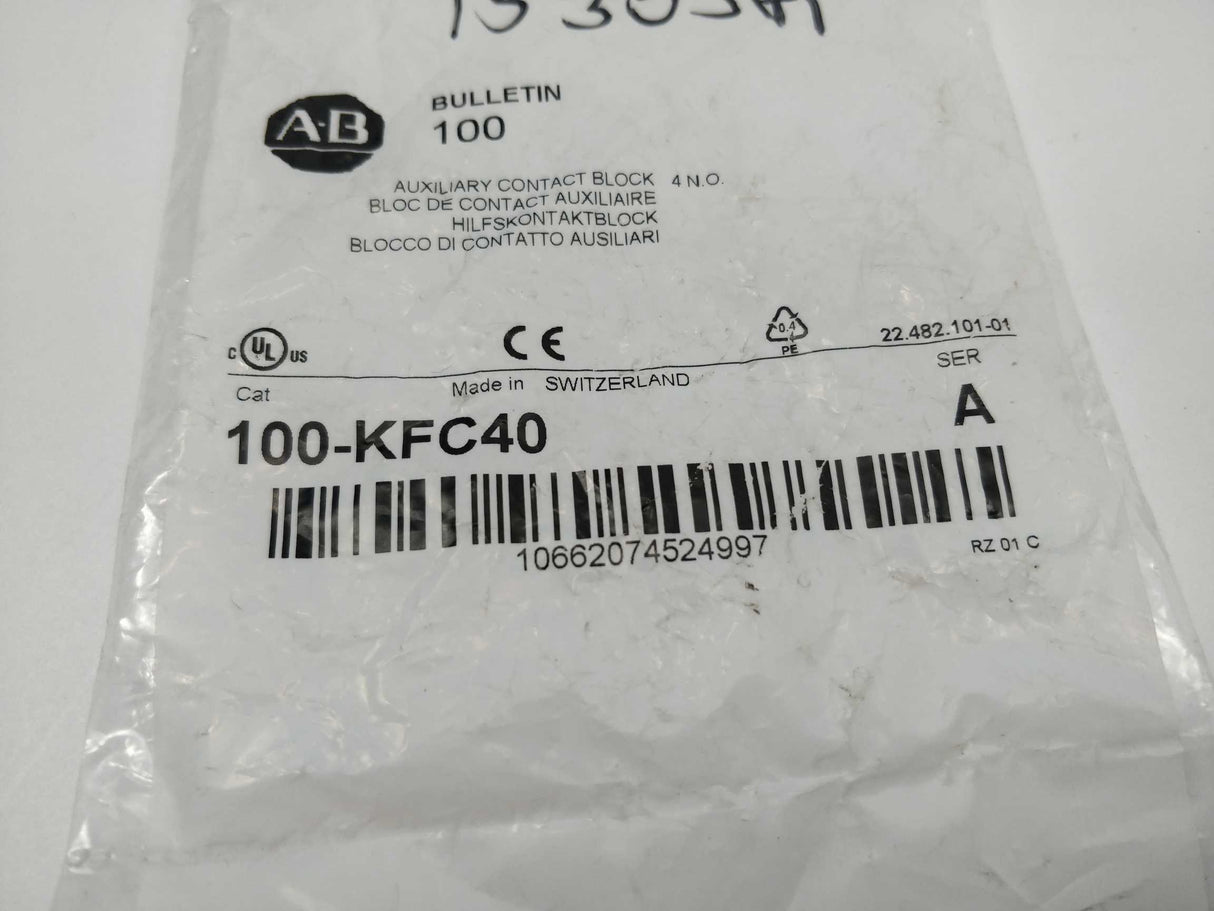 AB 100-KFC40 Auxiliary Contact