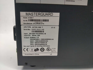 MasterGuard A1000-T A100-T, Input: 200-240V,