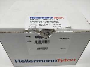 HellermannTyton 596-91209 TAG9TD3-1209-WHCL, Cable label, self laminating