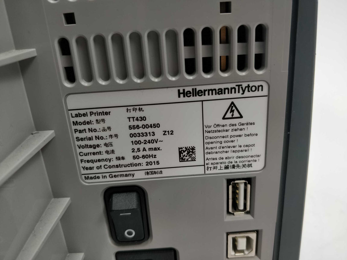 HellermannTyton TT430 Medium volume single sided printing