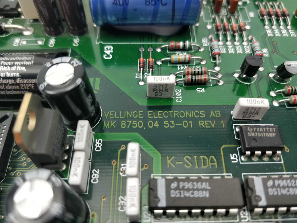 Vellinge Electronics  560 60 01-02 MK 8750 04 53-01 REV: D,1