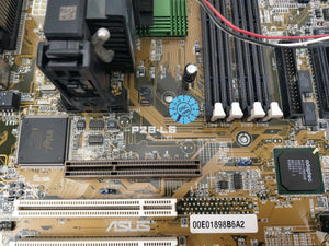 ASUS P2B-LS REV: 1.03. MOTHERBOARD + INTEL PENTIUM II PROCESSOR