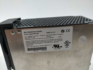 Bihl+Wiedemann BW1593 149001-511117 30V Power Supply. PRI. 115/230VAC Sec. 30VDC 8A