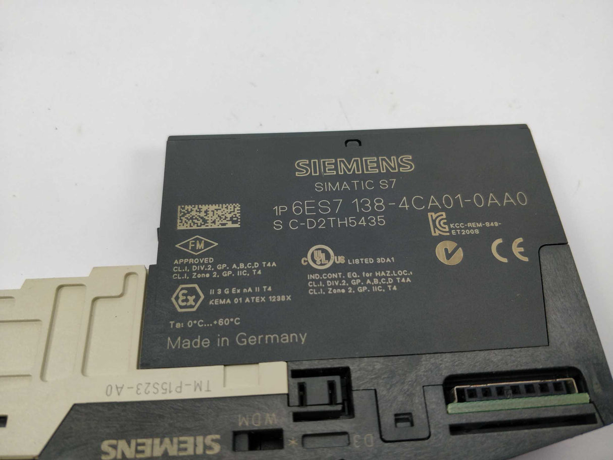 Siemens 6ES7138-4CA01-0AA0 SIMATIC  07  PM-E power modules for ET 200S