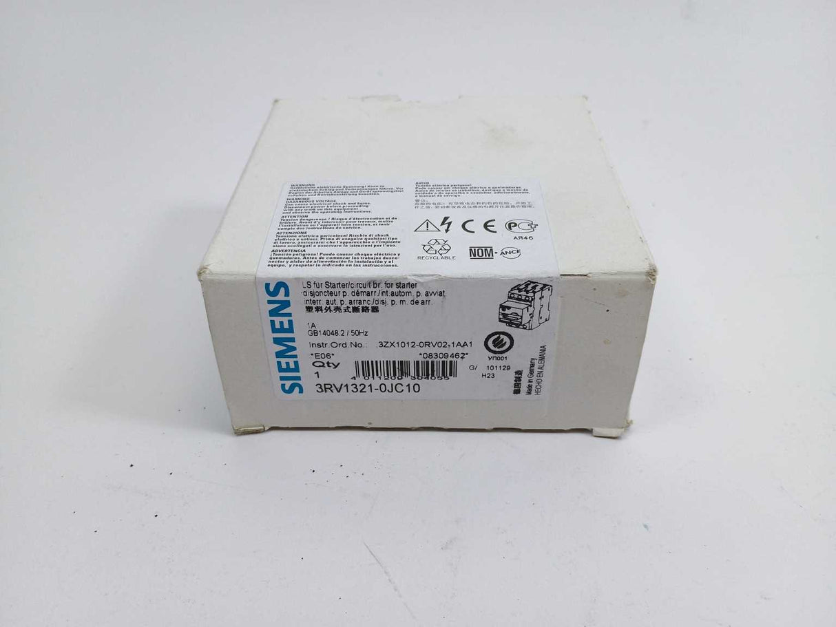 Siemens 3RV1321-0JC10 Circuit breaker