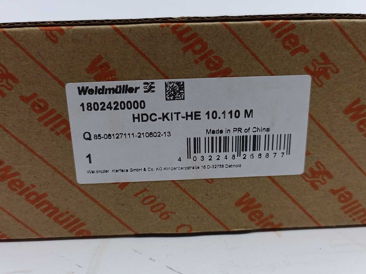 Weidmüller 1802420000 HDC-KIT-HE 10.110 M Connector Kit