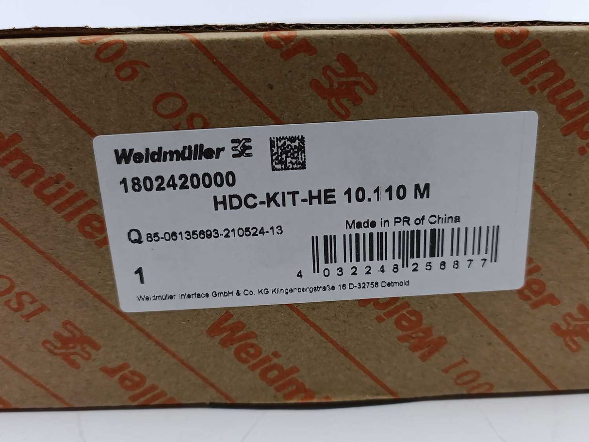 Weidmüller 1802420000 HDC-KIT-HE 10.110 M Connector Kit