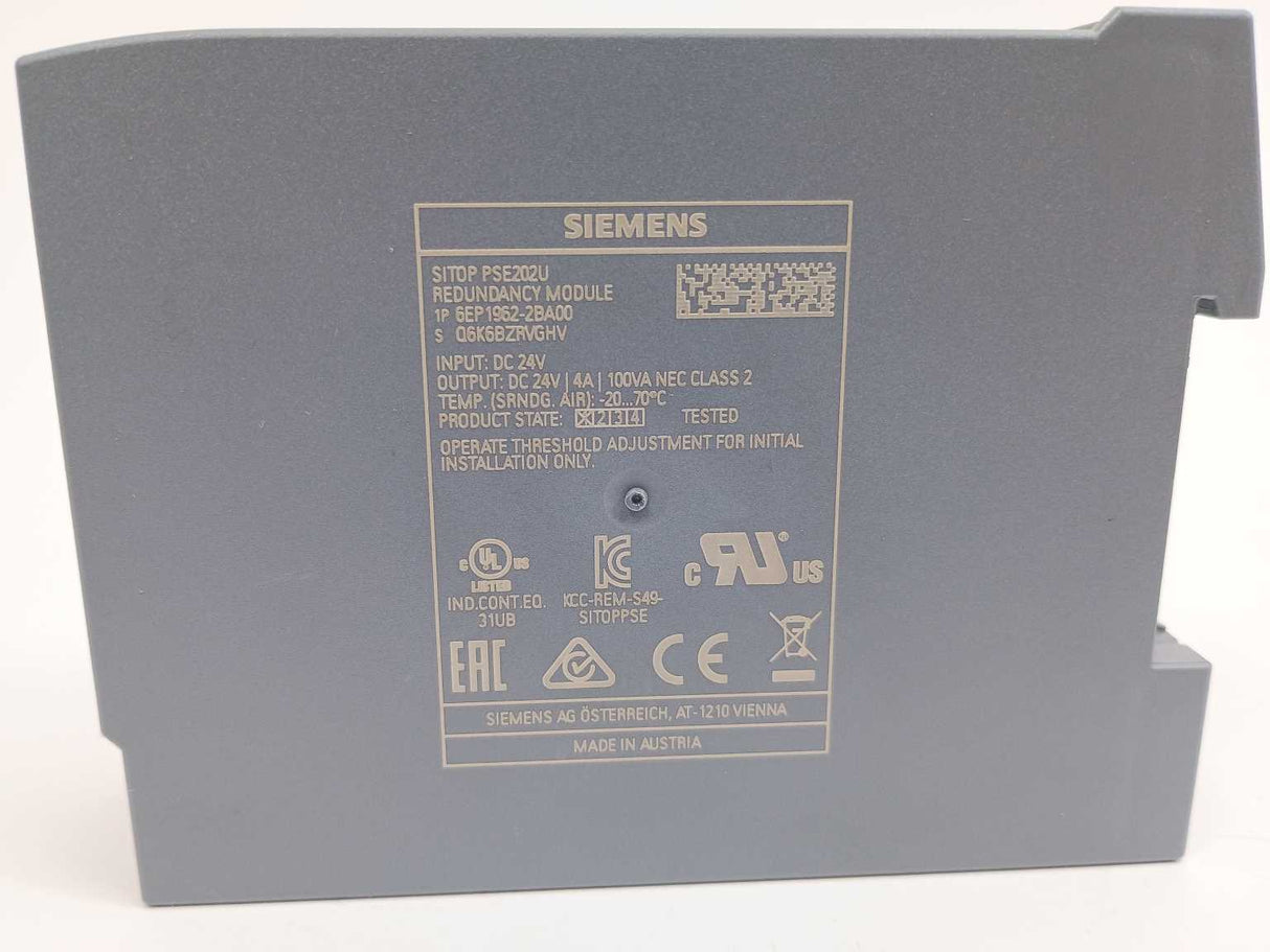Siemens 6EP1962-2BA00 Sitop PSE202U Redundancy Module