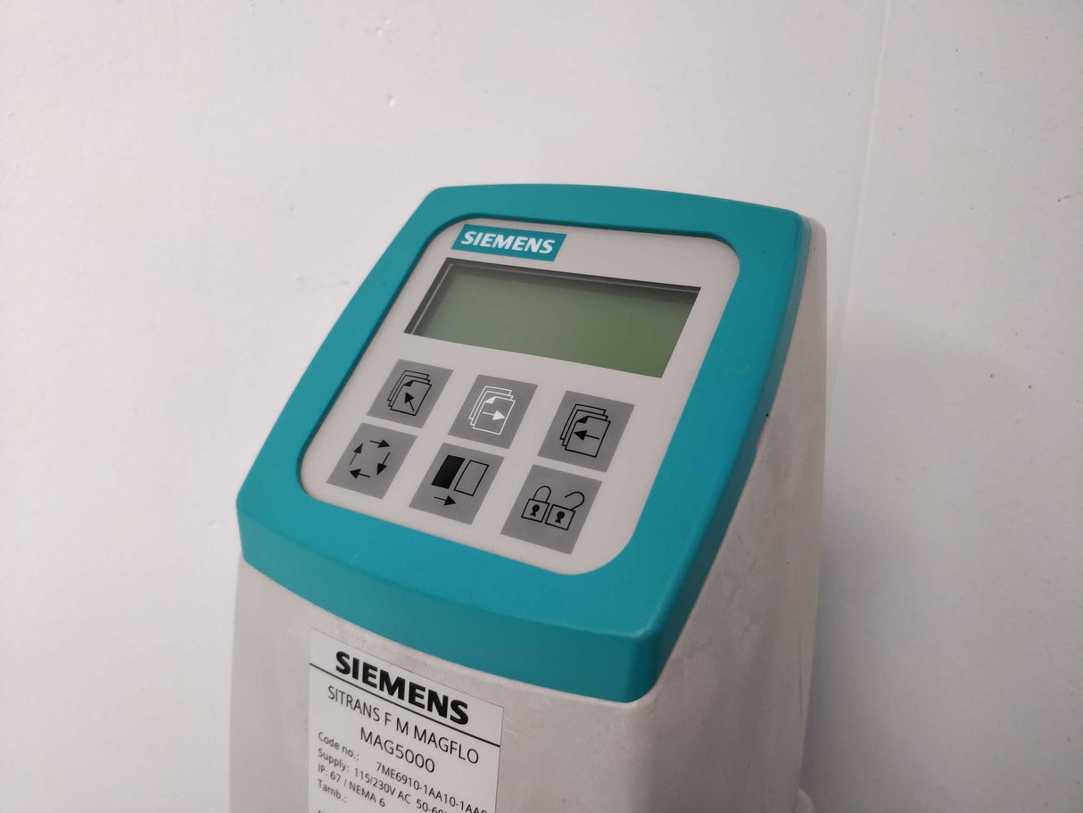 Siemens 7ME6910-1AA10-1AA0 MAG5000 7ME6520-3TC12-2AA1 MAG 5100 W Flow sensor