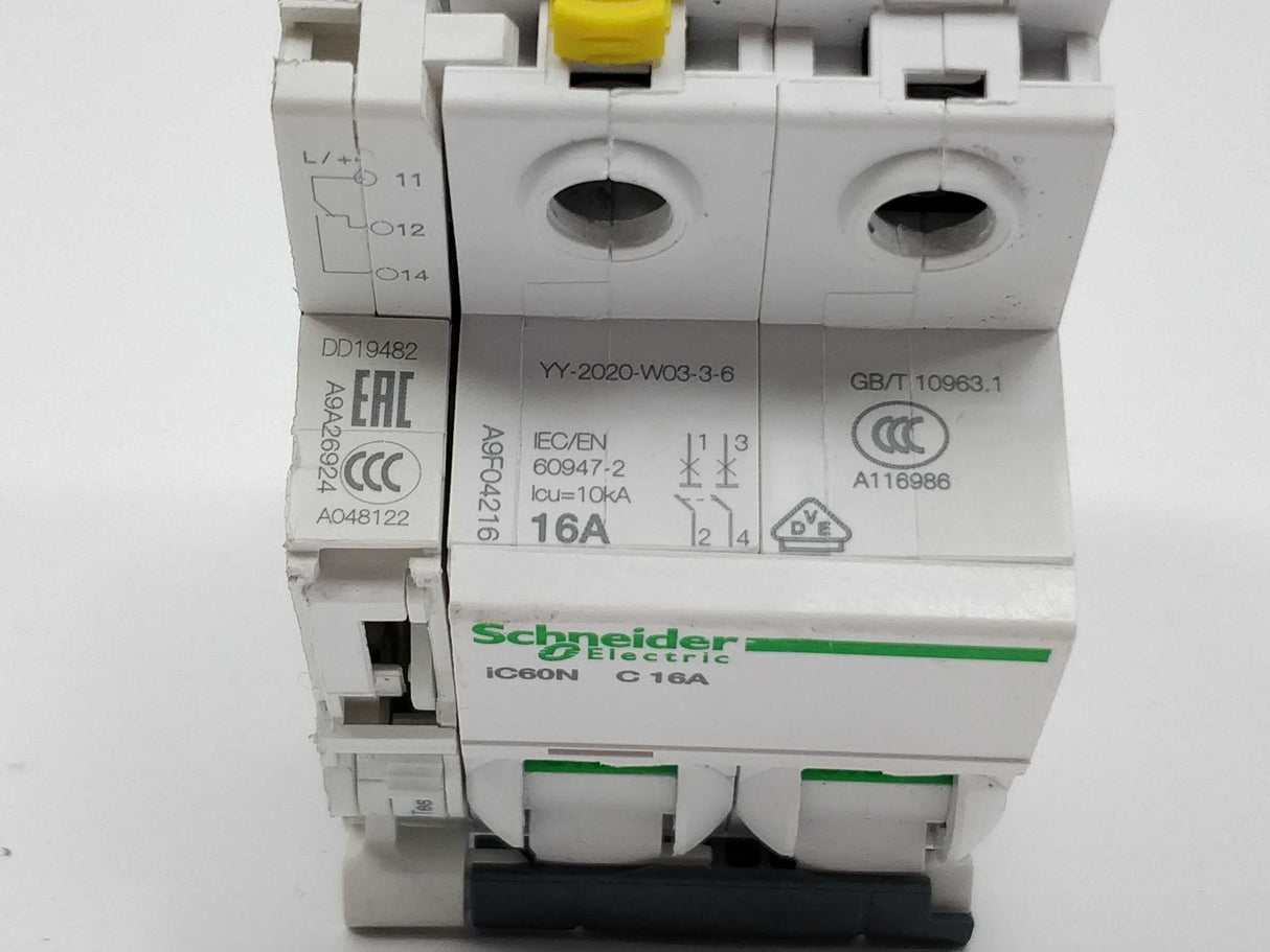 Schneider Electric A9F04216 iC60N C 16A With