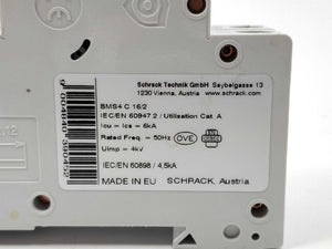 Schrack BM417216 Miniature Circuit Breaker C 16/2