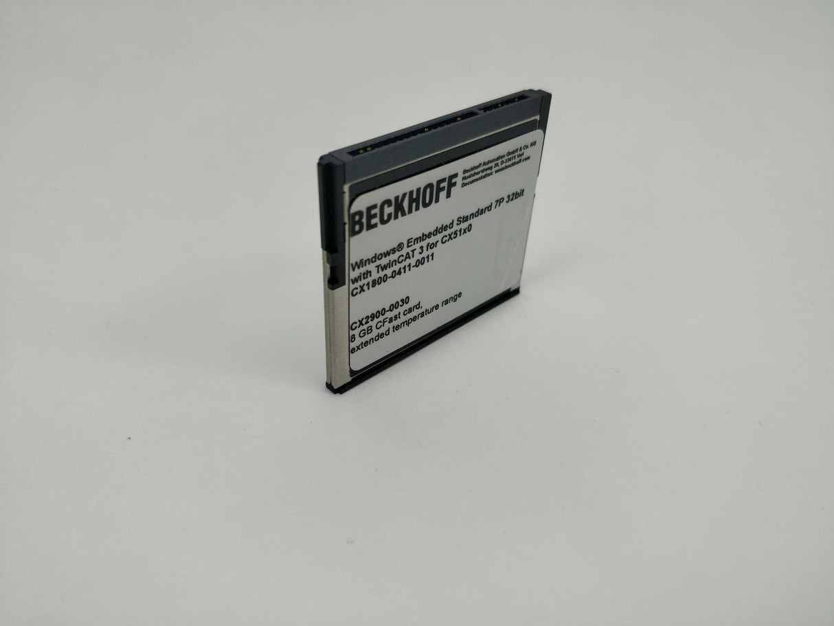 Beckhoff CX1800-0411-0011 CX2900-0030 8GB CFast card
