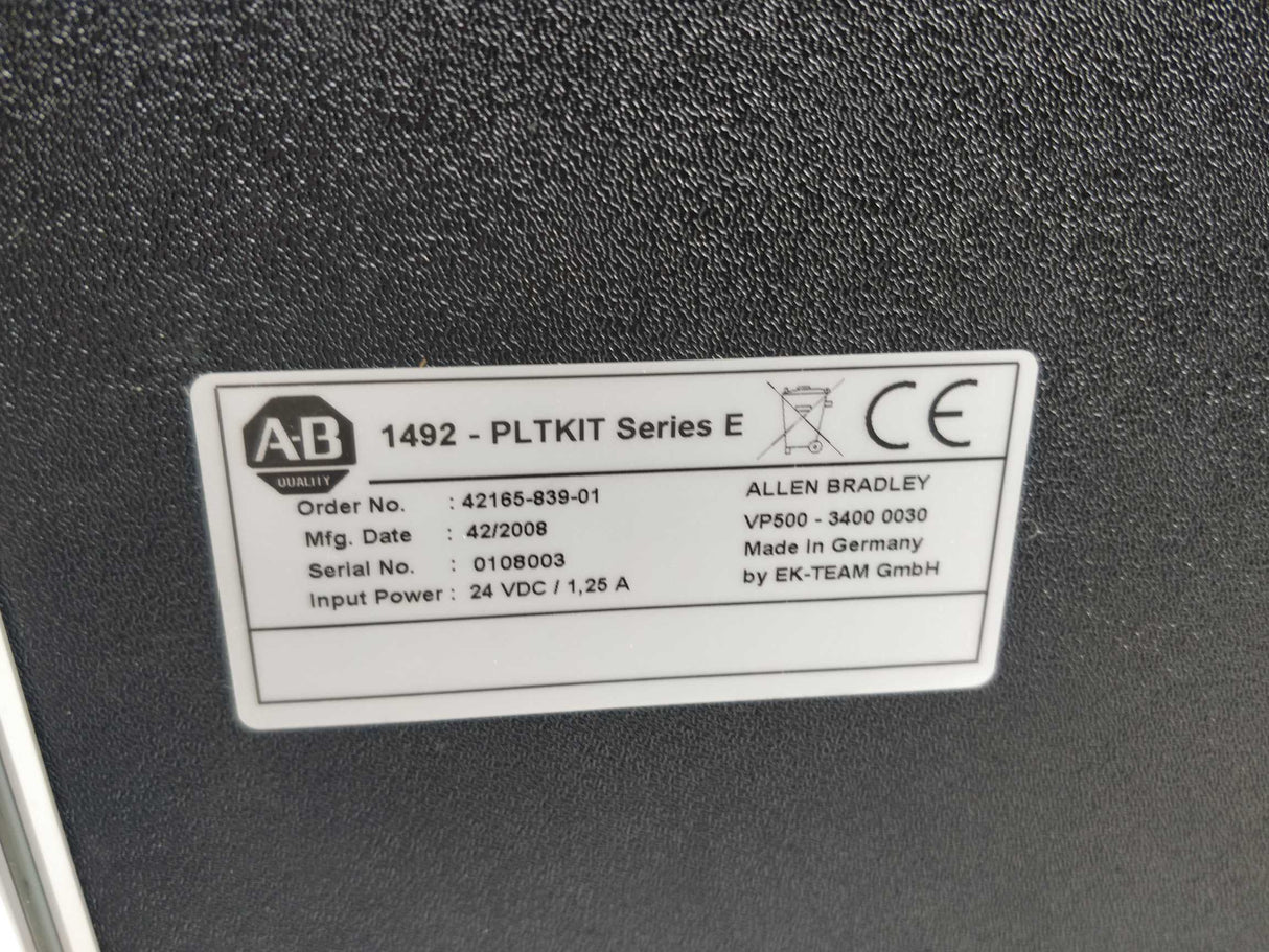 AB 1492-PLTKIT X-Y PLOTTER SERIES E FOR SPARE PARTS
