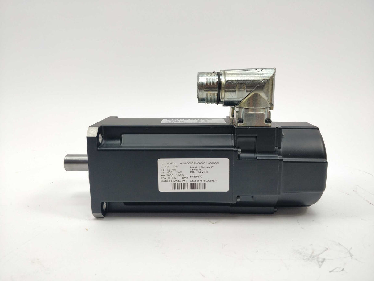 Beckhoff AM3032-0C31-0000 Servo motor 2.10 Nm