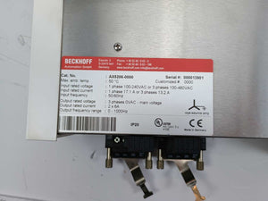 Beckhoff AX5206-0000 Servo Drive AX5206