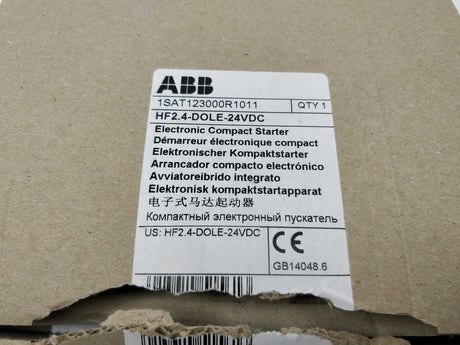 ABB 1SAT123000R1011 HF2.4-DOLE-24VDC Electronic Starter