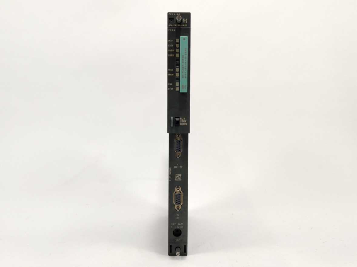 Siemens 6ES7414-2XK05-0AB0 SIMATIC S7-400, w:memory card 6ES7952-0KH00-0AA0