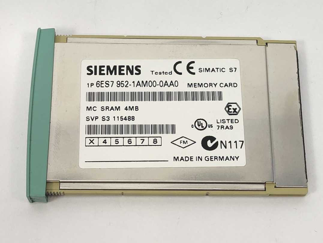 Siemens 6ES7952-1AM00-0AA0 Simatic S7 Memory card S7-400