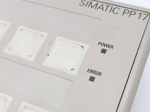 Siemens 6AV3688-3CD13-0AX0 Push Button Panel PP17-I