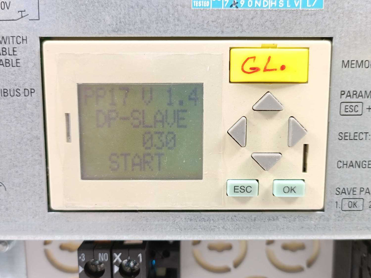 Siemens 6AV3688-3CD13-0AX0 Push Button Panel PP17-I