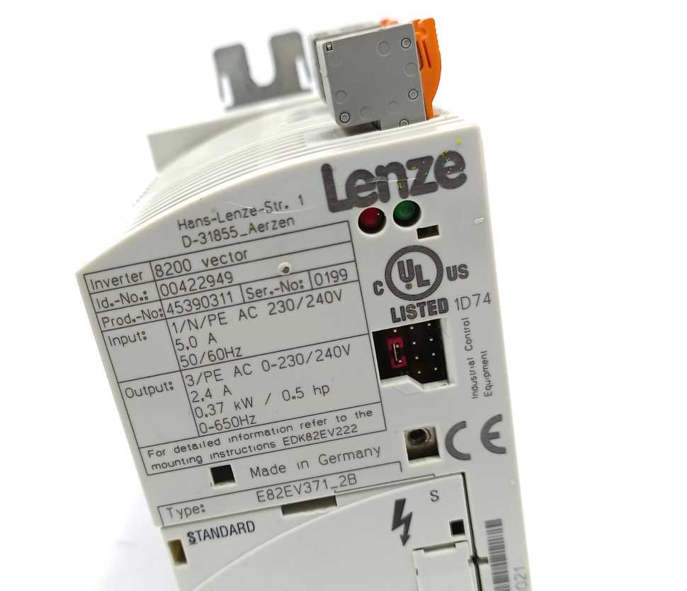 LENZE E82EV371S2B 00422949 8200-vector