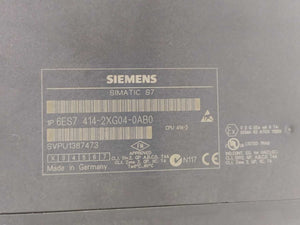 Siemens 6ES7414-2XG04-0AB0 SIMATIC S7-400, w: memory card 6ES7952-1AK00-0AA0