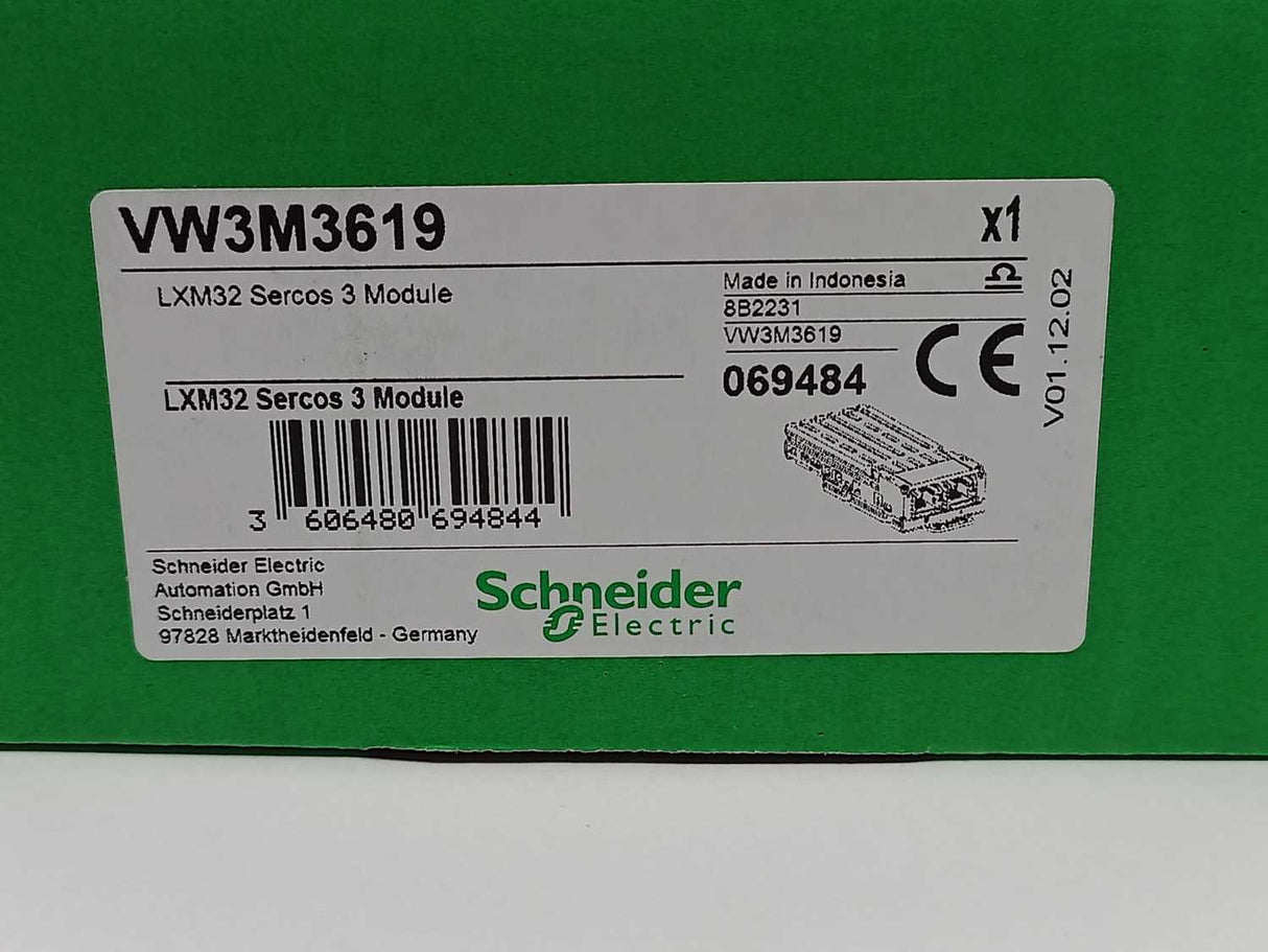 Schneider Electric VW3M3619 LXM32 Sercos 3 Module