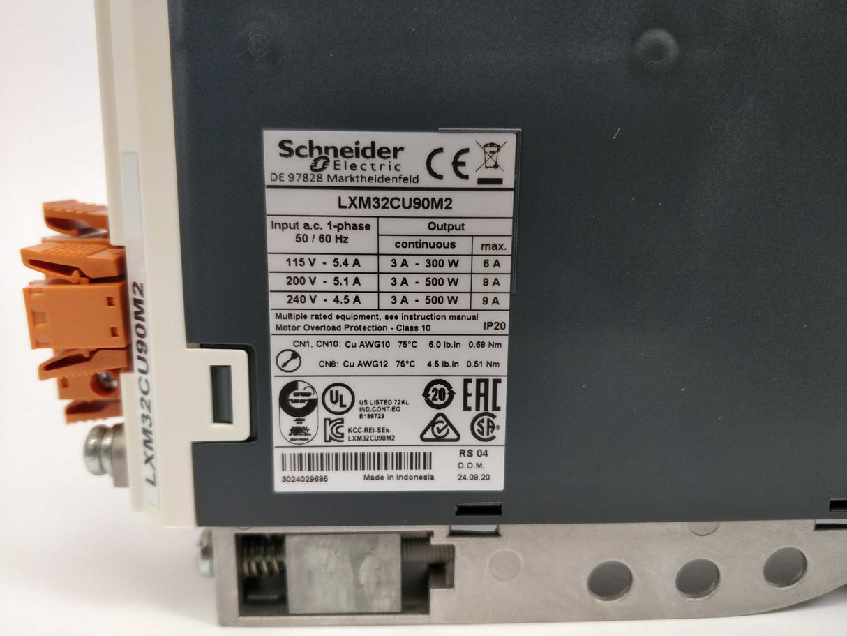 Schneider Electric LXM32CU90M2 AC Servo Drive