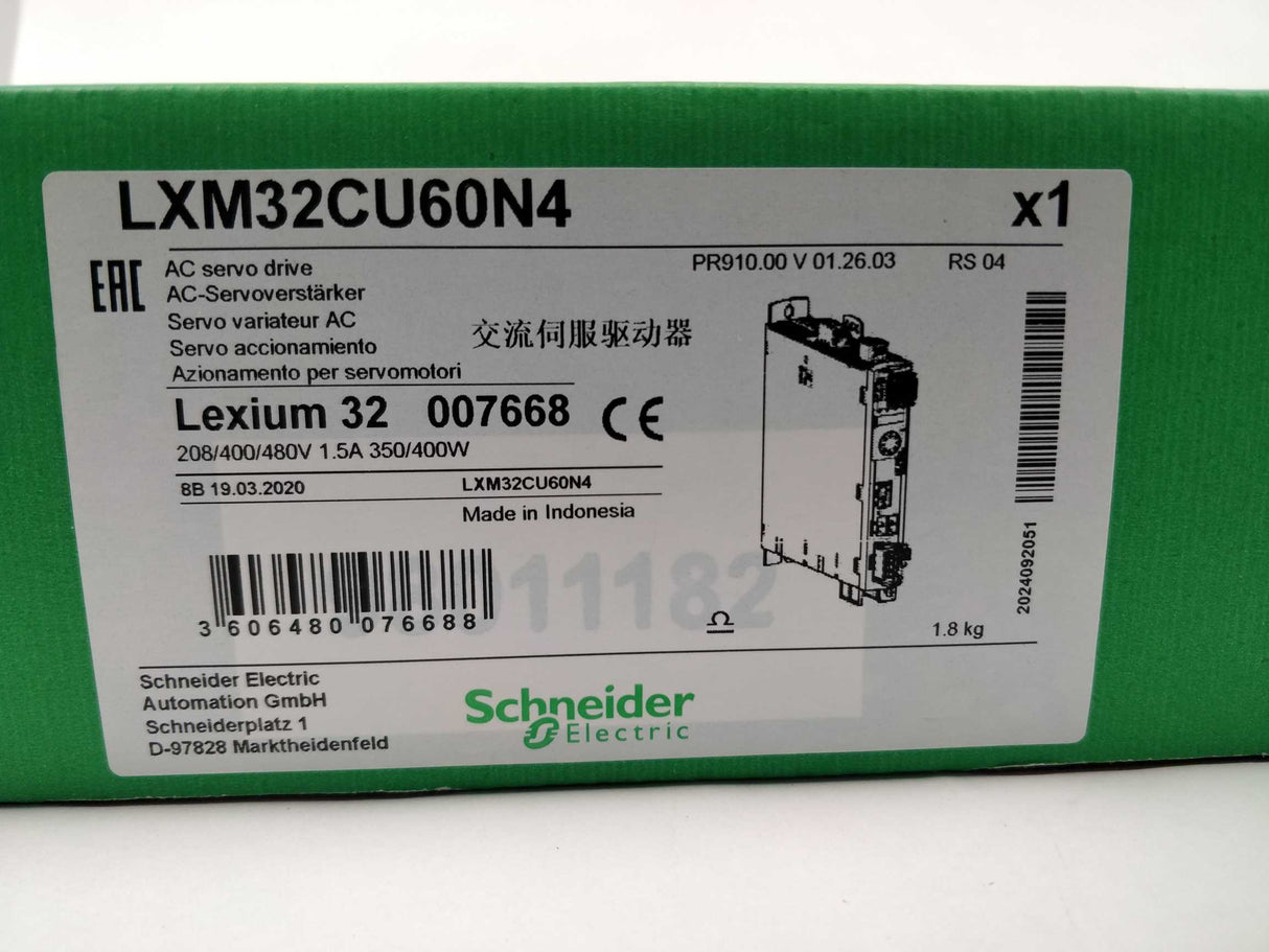 Schneider Electric LXM32CU60N4 Motion Servo Drive