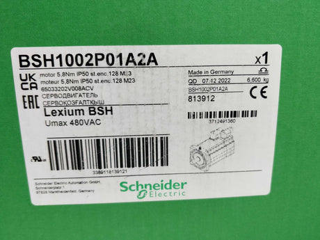 Schneider Electric BSH1002P01A2A AC Servo Motor BSH, Lexium 05