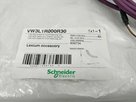 Schneider Electric VW3L1R000R30 LXM ACC-Cable for Commissioning, 3m