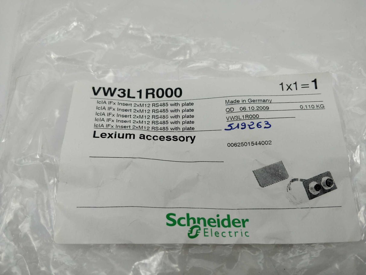 Schneider Electric VW3L1R000 Insert, Female-Male M12, 5 Pins