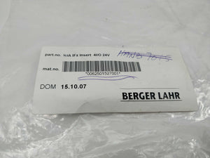 berger Lahr 0062501527001 IcIA IFx Insert 4I/O 24V