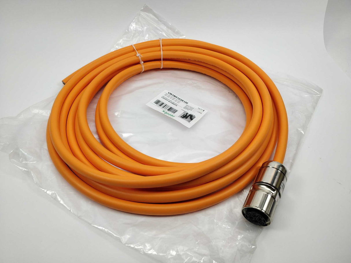 Schneider Electric VW3M5103R100 Motor Cable 10m, M40 - open, 4mm²
